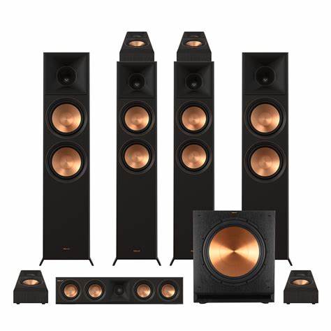 Klipsch Reference Premiere RP-8060FA II Ebony Floorstanding Speaker Pair — view 3
