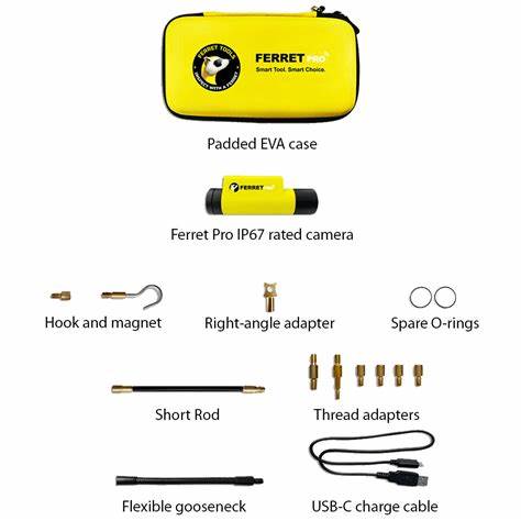 FERRET WI-FI KIT – MULTIPURPOSE WIRELESS INSPECTION CAMERA WITH EXTENDABLE ROD AND HOOK & MAGNET ATTACHMENTS — view 7