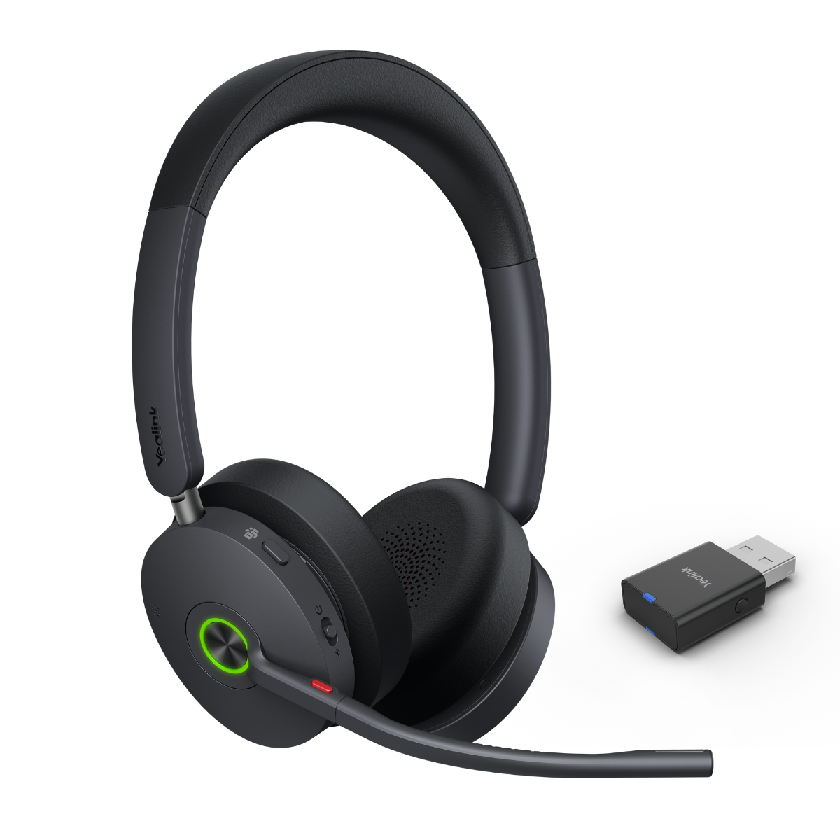 Yealink - WH68 Hybrid DECT Wireless Headset, Teams Certified (EOL)