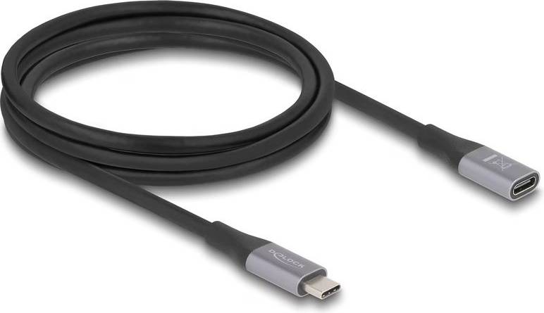 Alfatron ALF-USBC 2M - USB 4.0 Type-C to Type-C Cable for Audio Video Data Transfer
