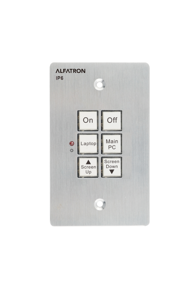 Alfatron ALF-IP6 - Programmable Control Panel with Back-lit Buttons