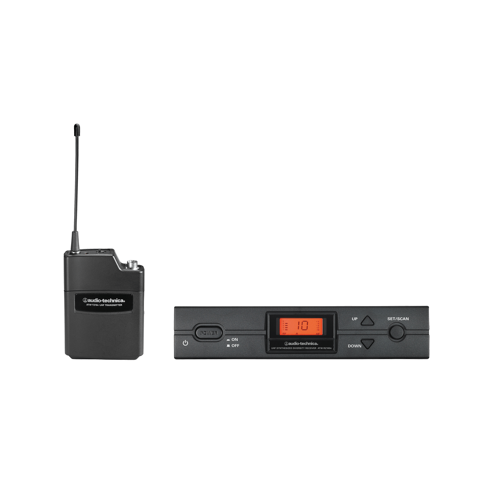 Audio-Technica ATW-2110CIEU - UHF Wireless Beltpack System with Receiver
