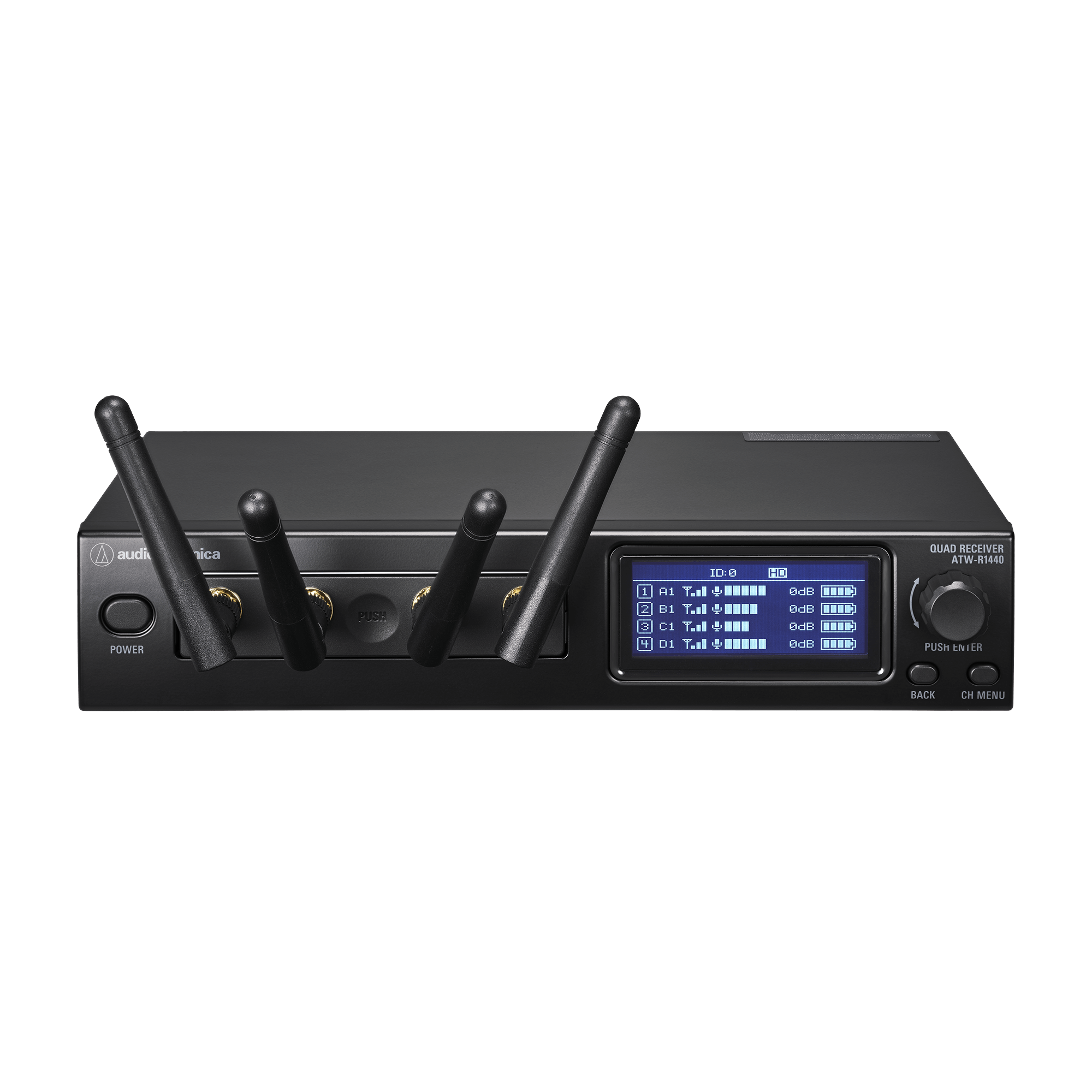 Audio-Technica ATW-R1440 - Digital Wireless Quad Receiver Unit