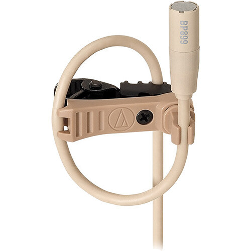 Audio-Technica BP899cW-TH Omnidirectional Lavalier Microphone Beige