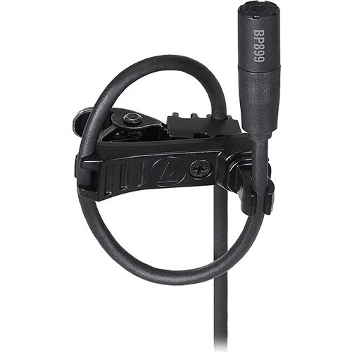 Audio-Technica BP899cH - Omnidirectional Condenser Lavalier Microphone Black