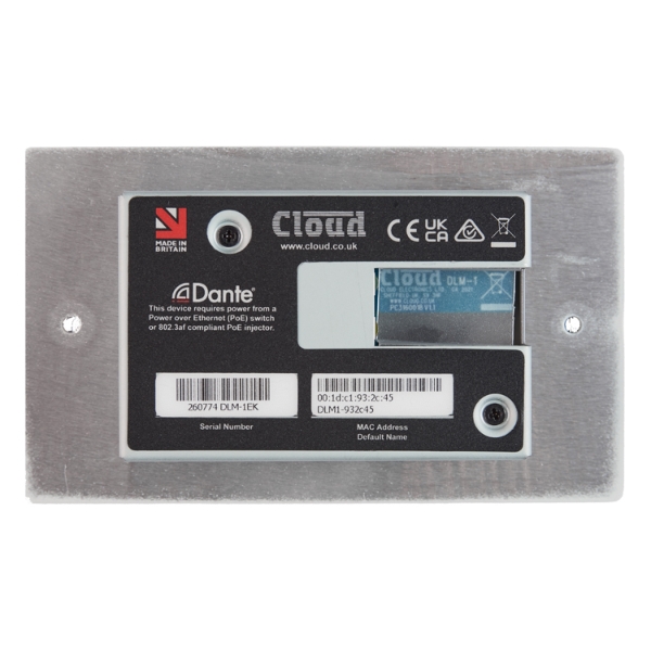 Cloud DLM-1W Remote Mic/Line Input Panel for Dante Systems — view 3