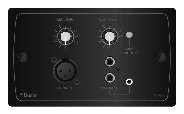 Cloud DLM-1B Remote Mic/Line Input Panel for Dante Systems — view 3