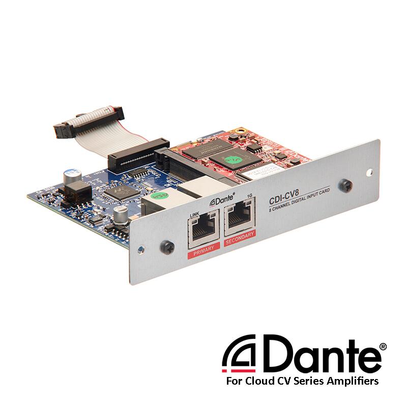 Cloud CDI-CV8 8-Channel Dante Input Card for CVA8125 — view 2