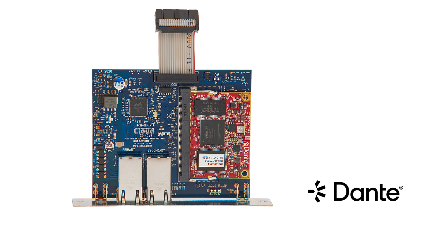 Cloud CDI-CV8 8-Channel Dante Input Card for CVA8125 — view 3