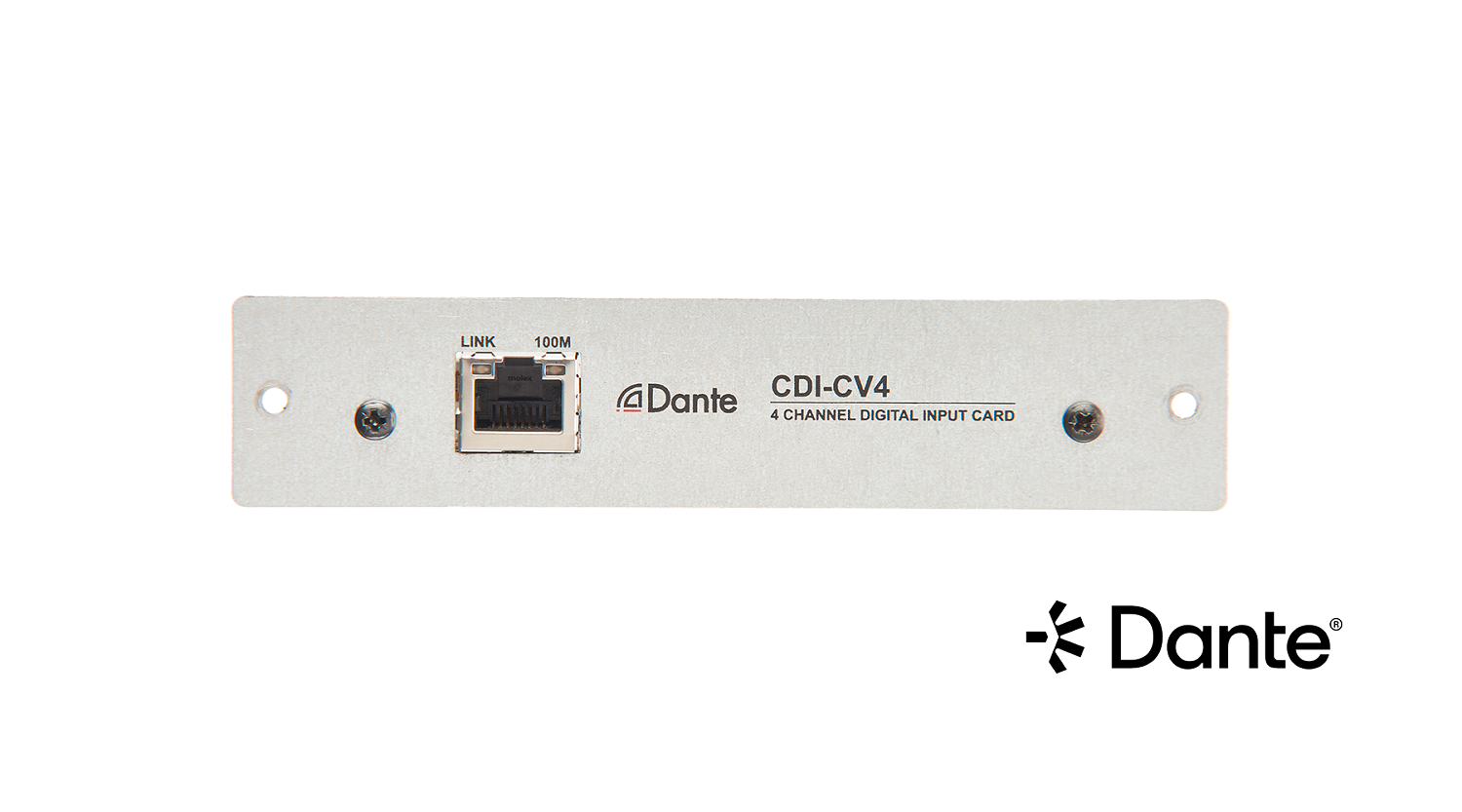 Cloud CDI-CV4 4-Channel Dante Input Card for CVA4250 — view 3