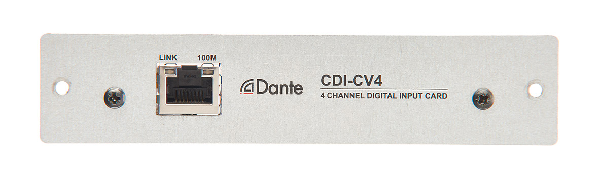 Cloud CDI-CV4 4-Channel Dante Input Card for CVA4250 — view 4