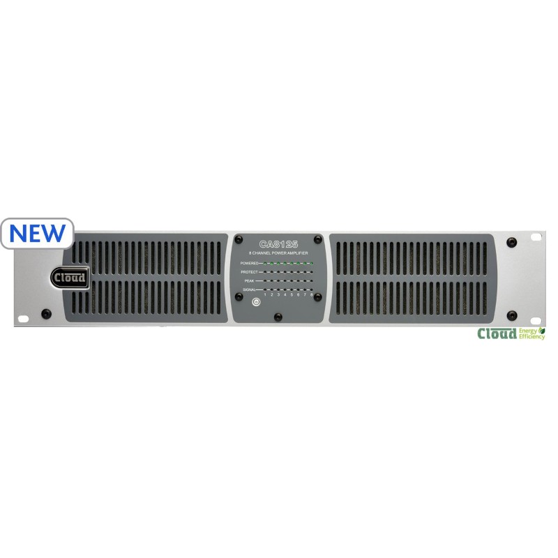 Cloud CVA8125 8 x 125W 70/100V Power Amplifier