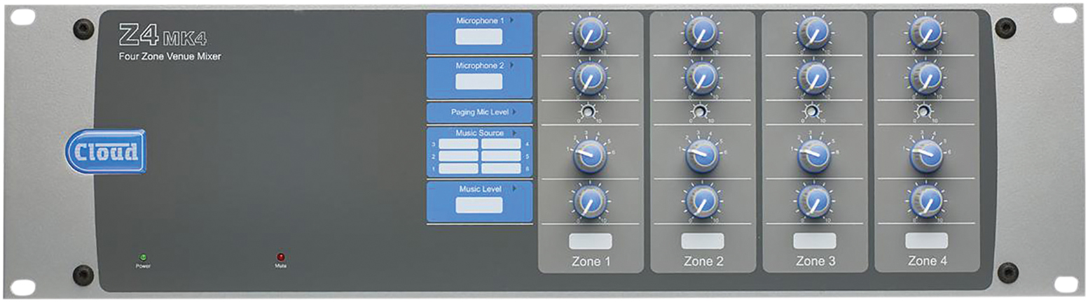 Cloud Z4MK4 4-Zone Mixer — view 3