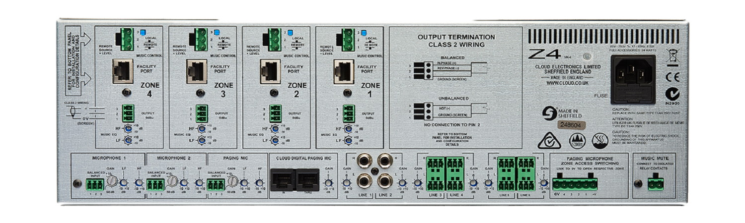 Cloud Z4MK4 4-Zone Mixer — view 5