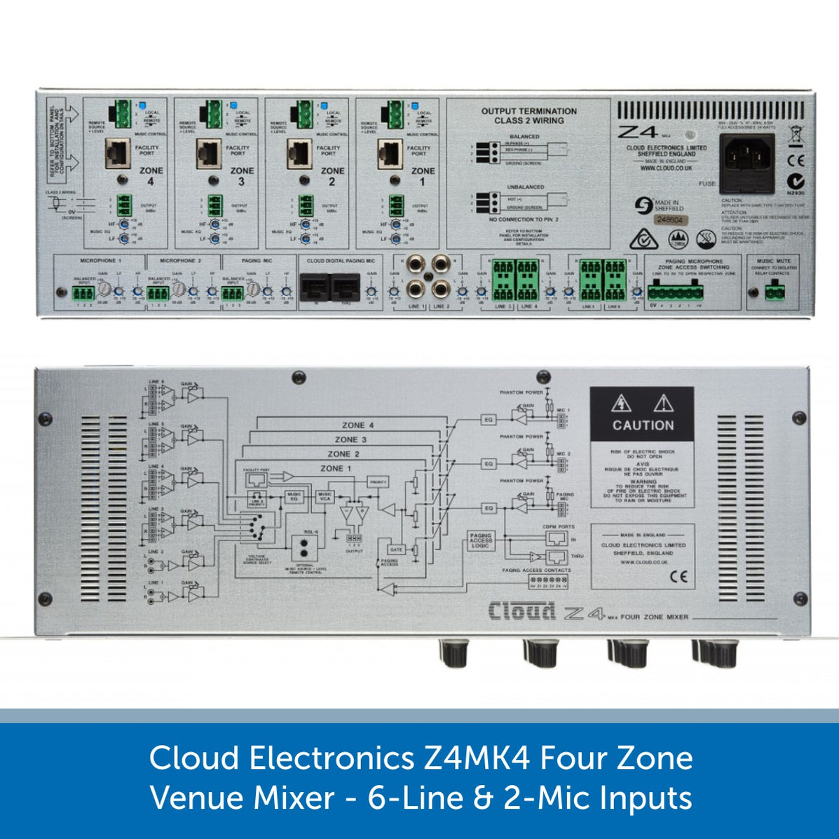 Cloud Z4MK4 4-Zone Mixer — view 6