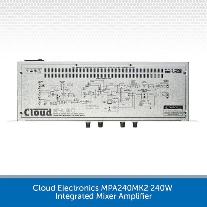 Cloud MPA240MK2 Single Zone Mixer Amplifier 240W — view 3