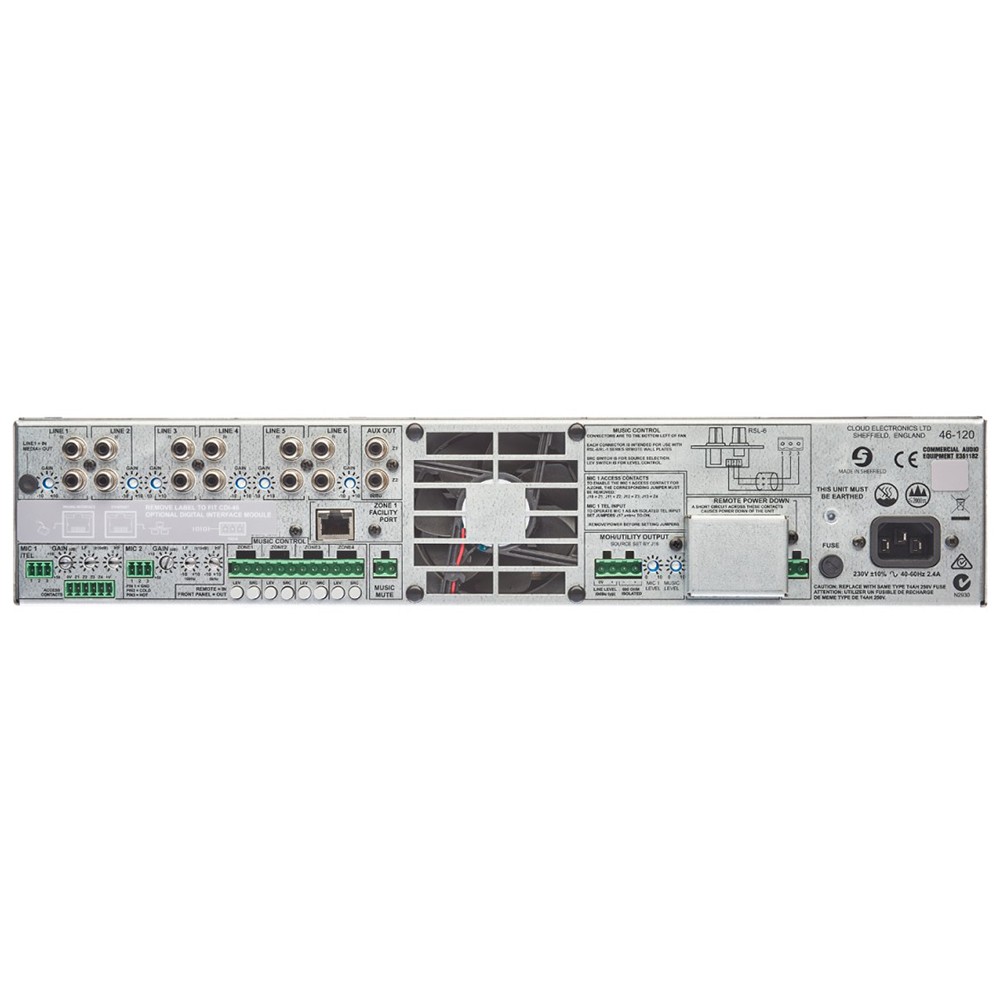 Cloud MPA240MK2 Single Zone Mixer Amplifier 240W — view 5