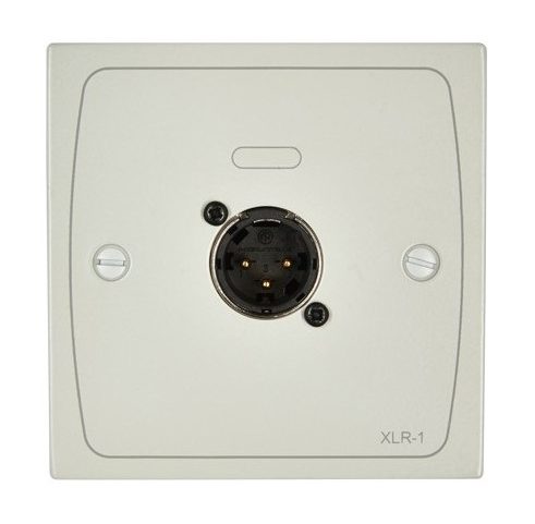 Cloud - XLR-M1W XLR Wall Plate (Male 3-Pin, White) — view 5