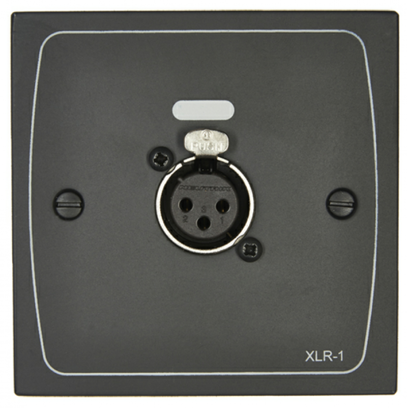 Cloud - XLR-F1W XLR Wall Plate (Female 3-Pin Latching, White) — view 6