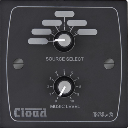 Cloud RSL-6x4W Remote Music Source & Level Control (4-Pack, White) — view 6