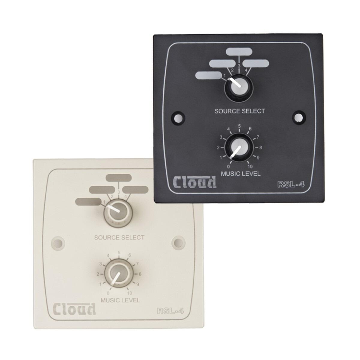 Cloud RSL-4W Remote Music Source & Level Control Plate — view 4