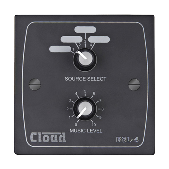 Cloud RSL-4W Remote Music Source & Level Control Plate — view 6