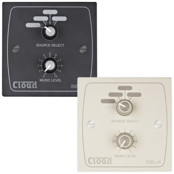 Cloud - RSL-4B Remote Music Source & Level Control Plate (Black) — view 6