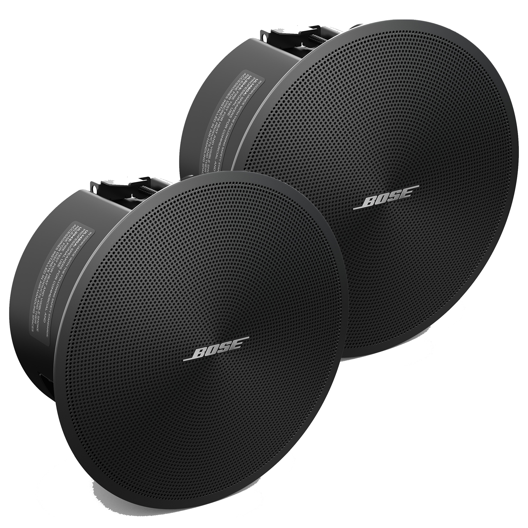 Bose - DM2C-LPB DesignMax 2-Way Low-Profile In-Ceiling Loudspeaker, Black