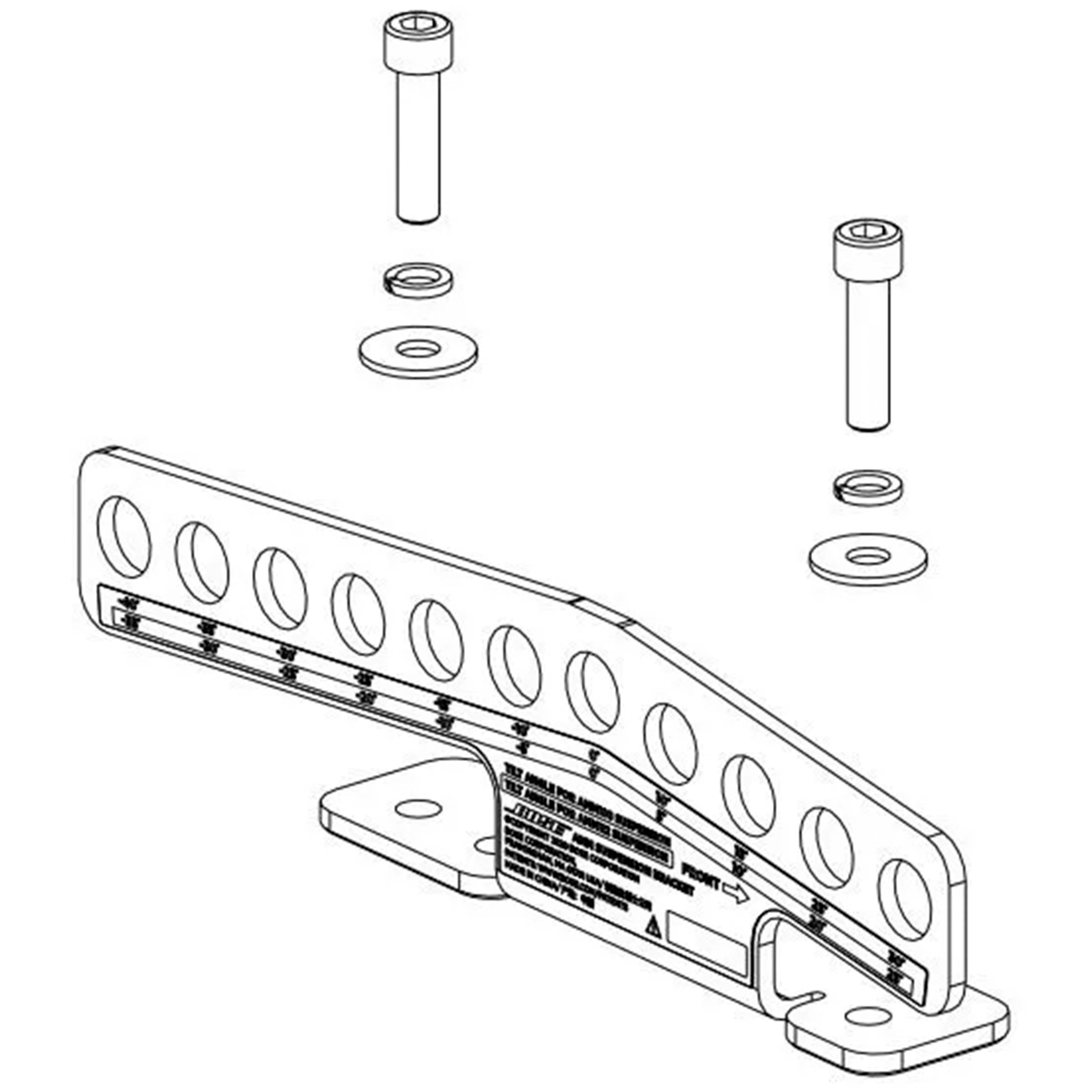 Bose - AMM S-BRKT Suspension Bracket for AMM Loudspeakers