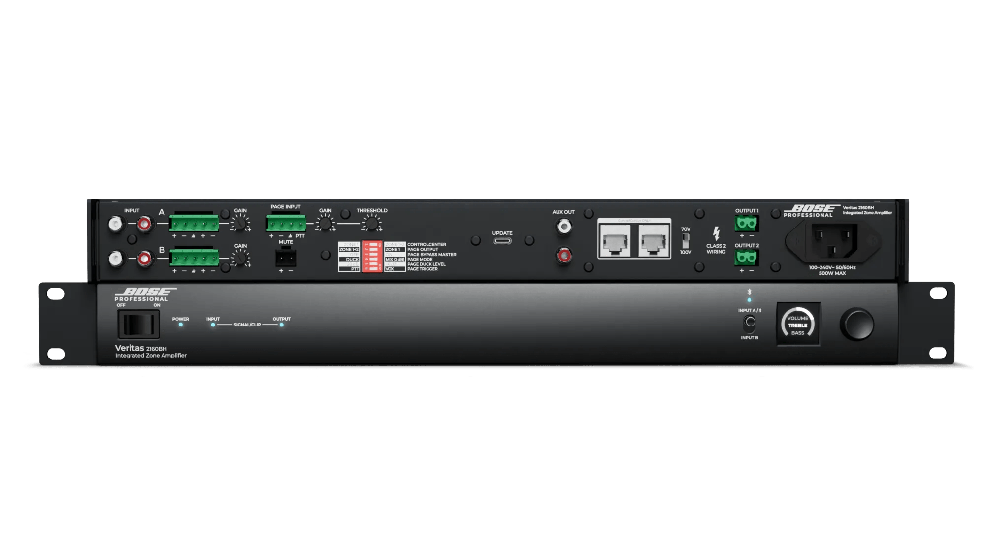 Bose - Veritas 2160BH High-Impedance 2-Channel Mixer Amplifier
