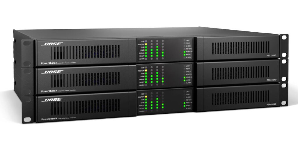 Bose - PSX4804D PowerShareX Power Amplifier with DSP and Dante