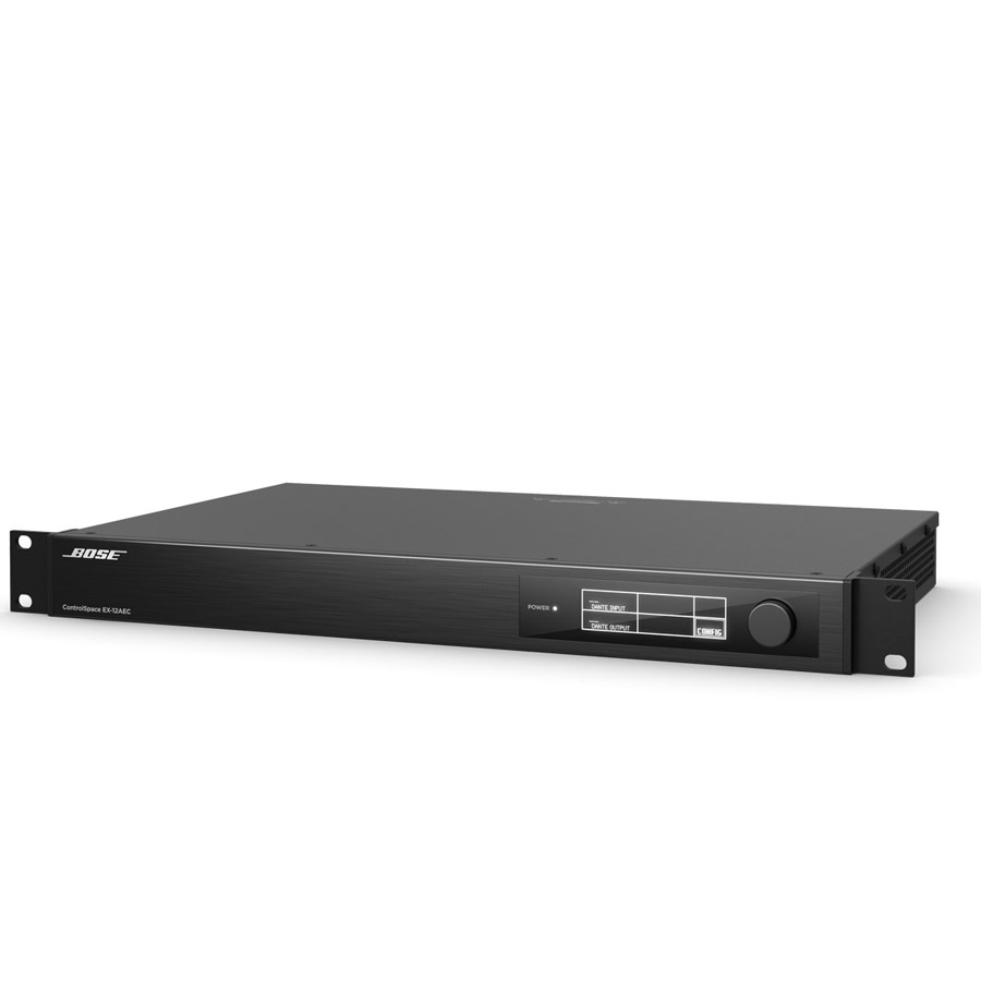 Bose - EX-12AEC ControlSpace Conferencing Processor 16x16 Dante