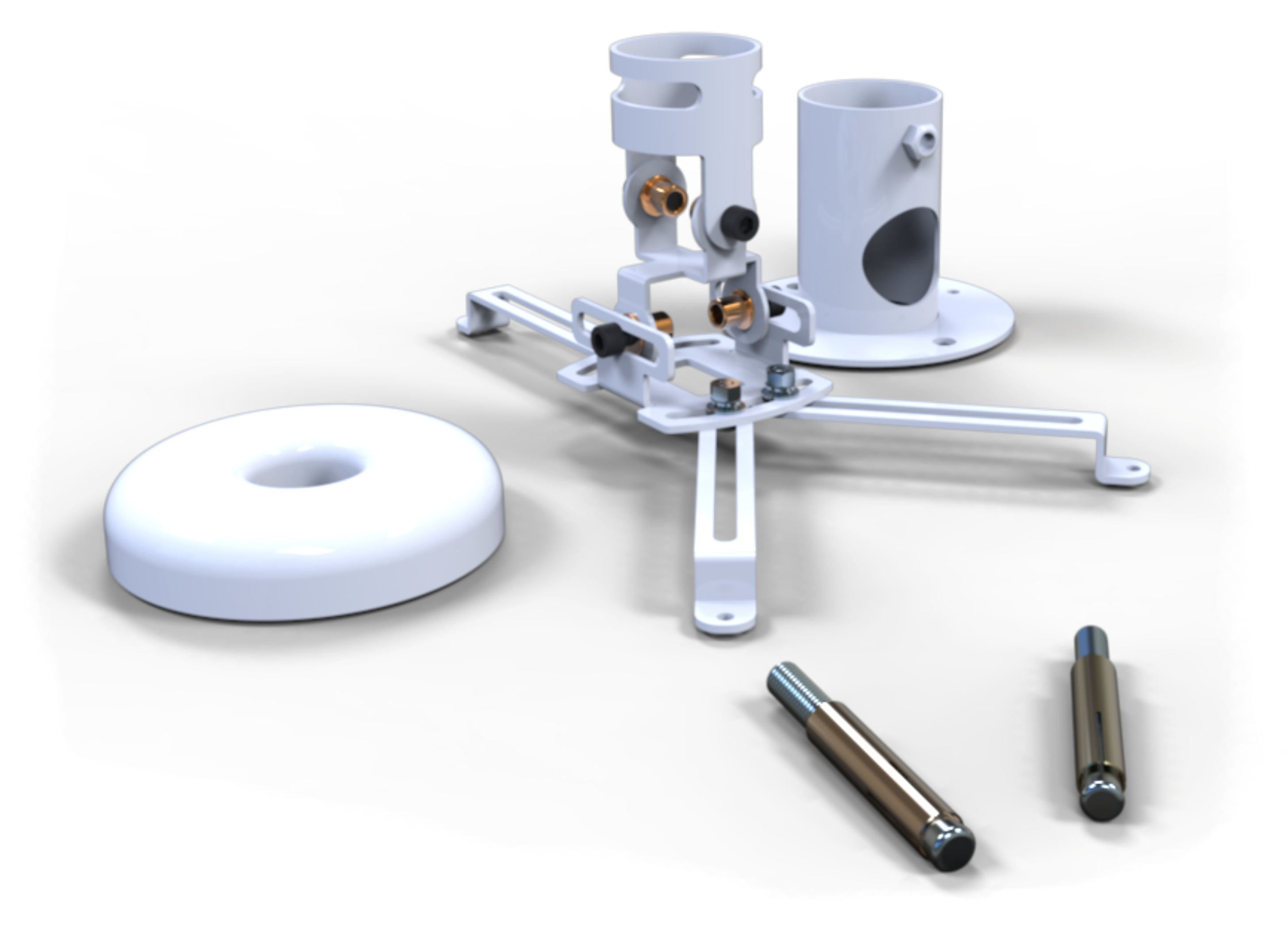 Powerlite - XCOMFP-S Common Footplate Set with Double-Slot Quick Release