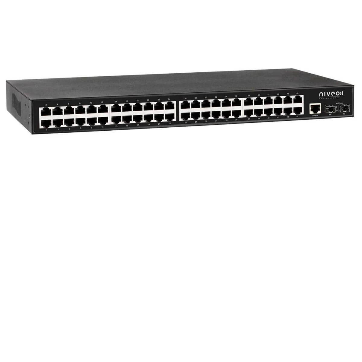 Niveo - NGSME48T4Hx 48-Port Gigabit Ethernet Switch with L2+ Management