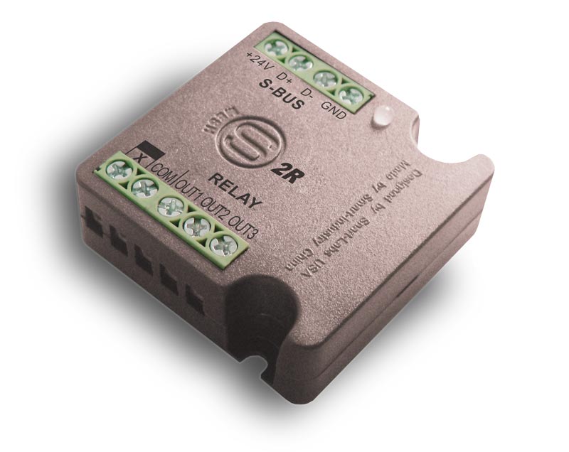 SmartBus - SB-2R-UN S-Bus 2-Channel Relay Module, 2A Per Channel
