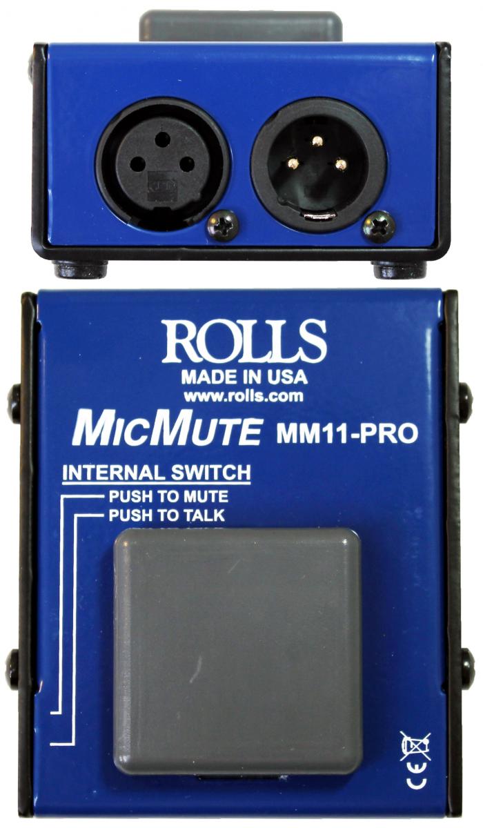 Rolls - MM11PRO Push-to-Talk / Push-to-Mute Switch