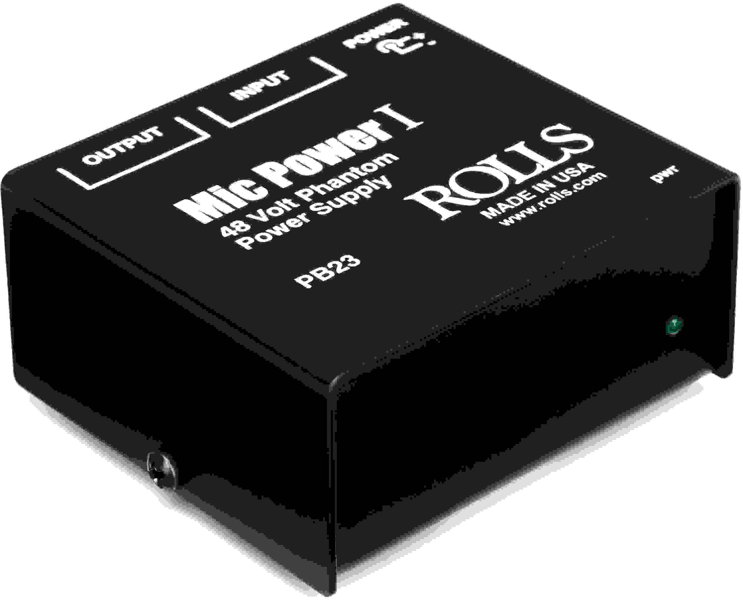 Rolls - PB23 Single-Channel 48V Phantom Power Adapter