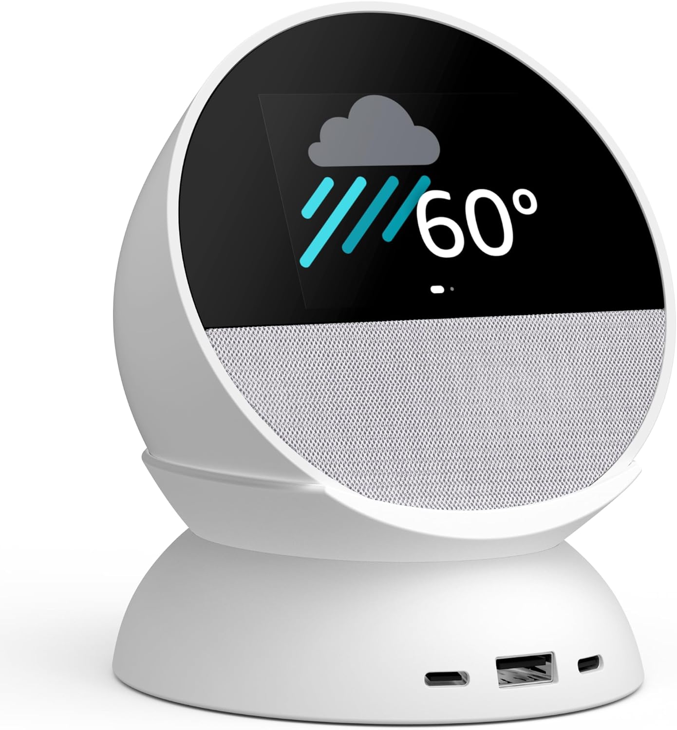 Amazon - Echo Spot (2024) - Glacier White (Parallel Import)