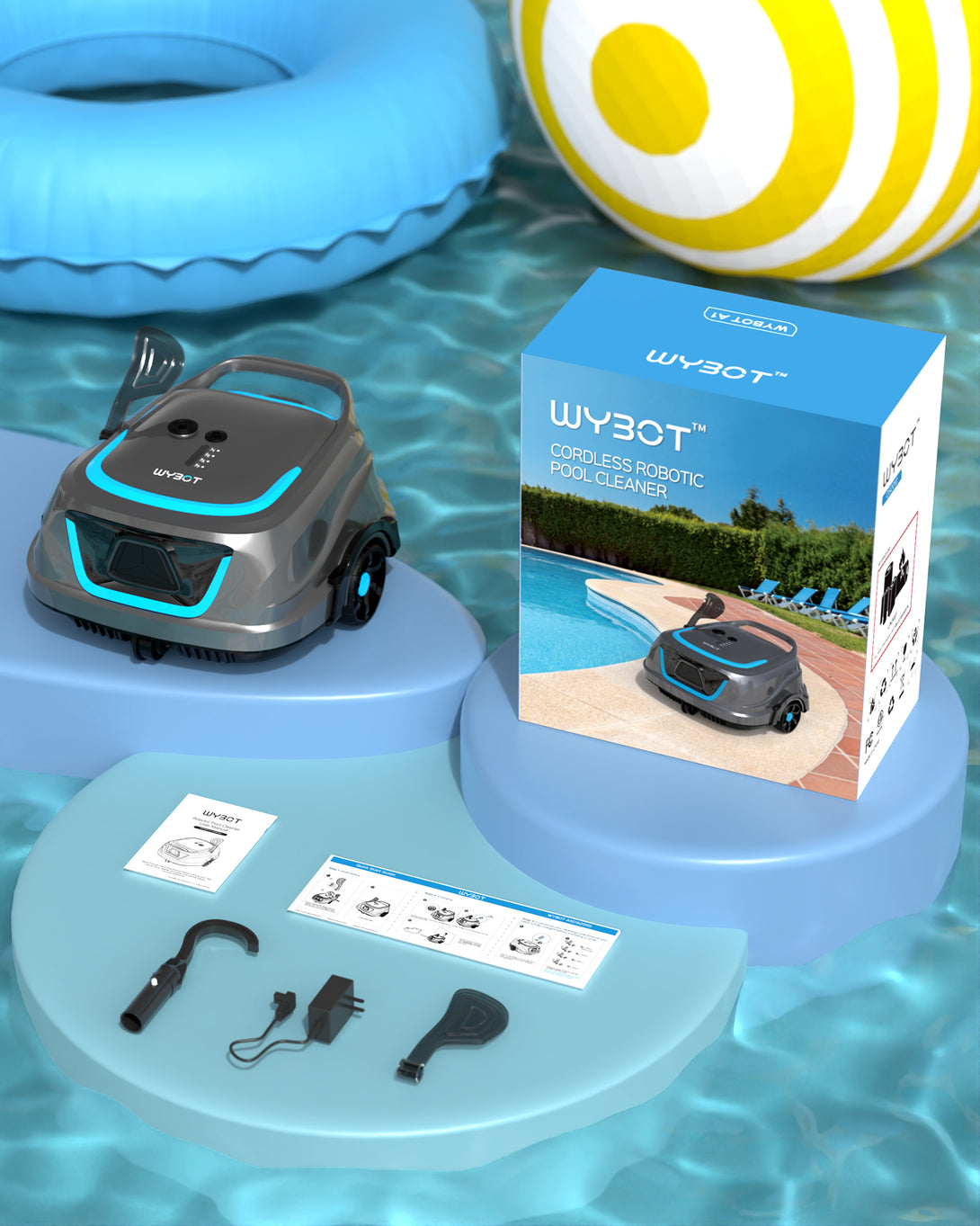 Wybot - A1 Cordless Robotic Pool Cleaner