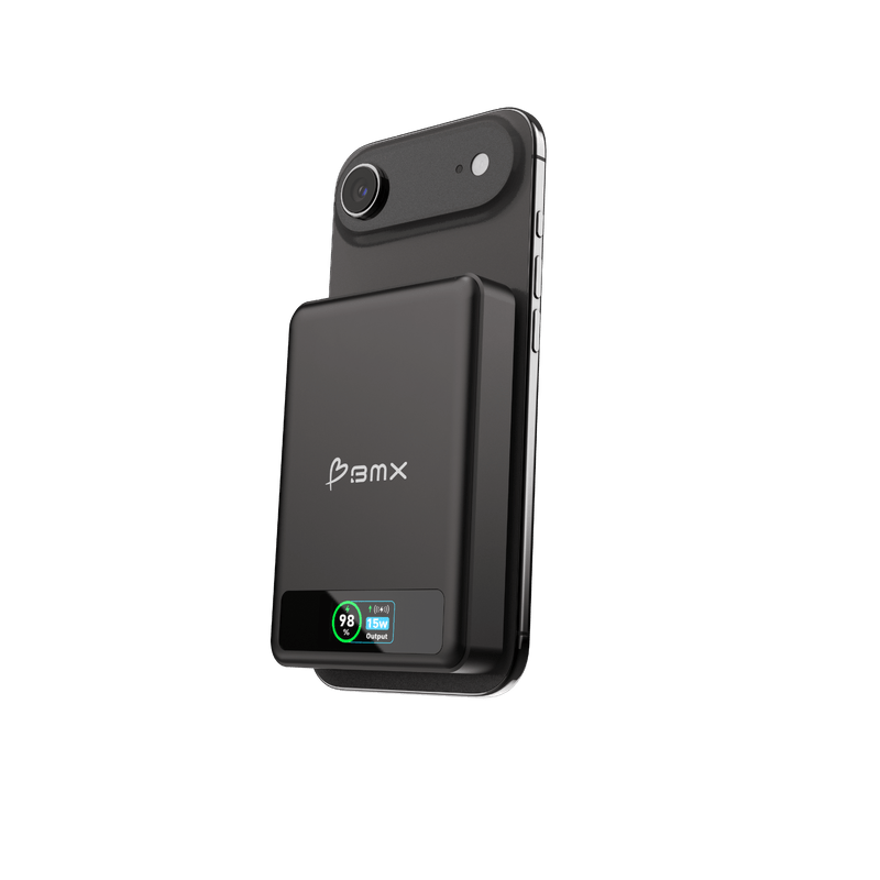 BMX - SolidSafe™ 10K Solid-State Magnetic Power Bank (Blue)