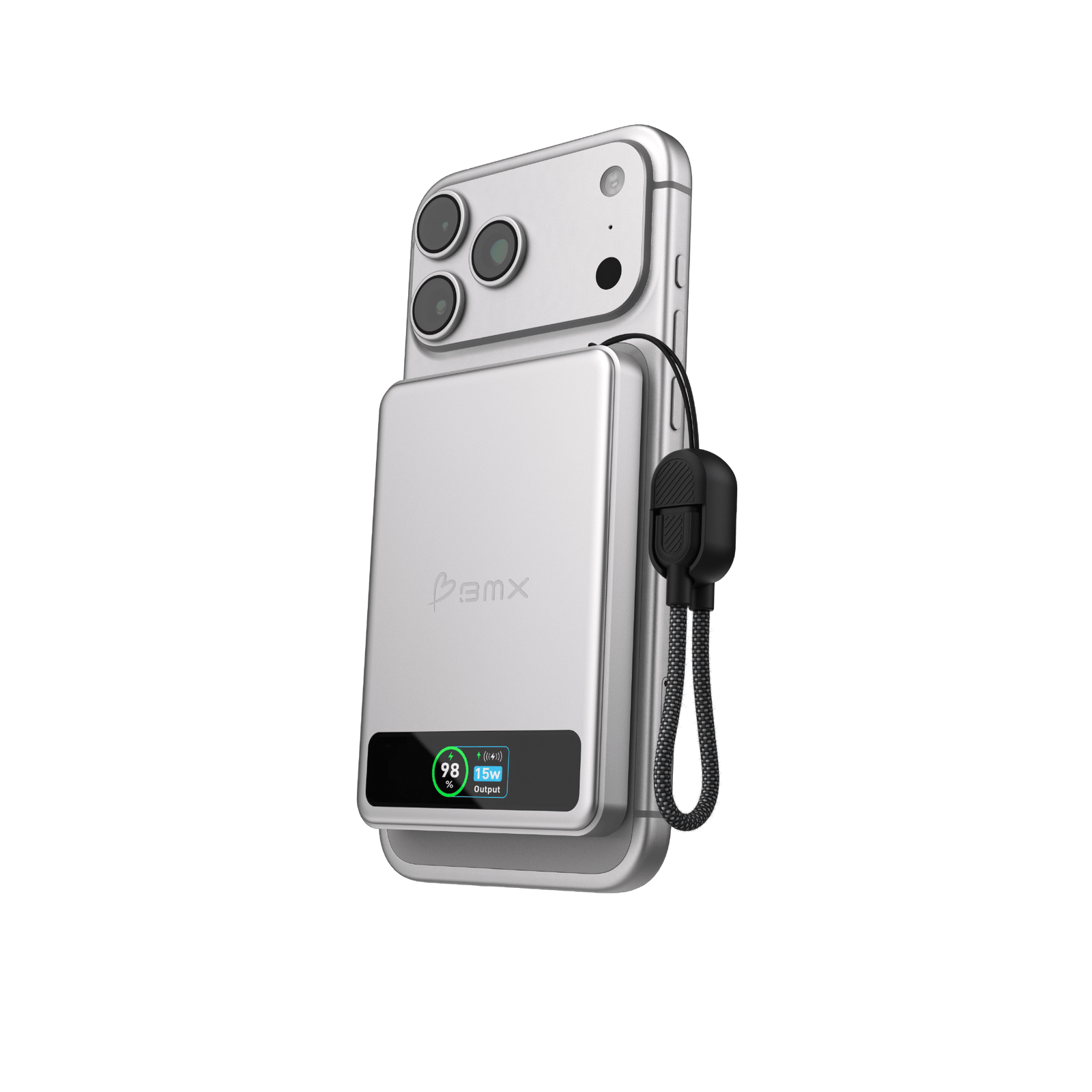 BMX - SolidSafe™ 5K Solid-State Magnetic Power Bank (Black)