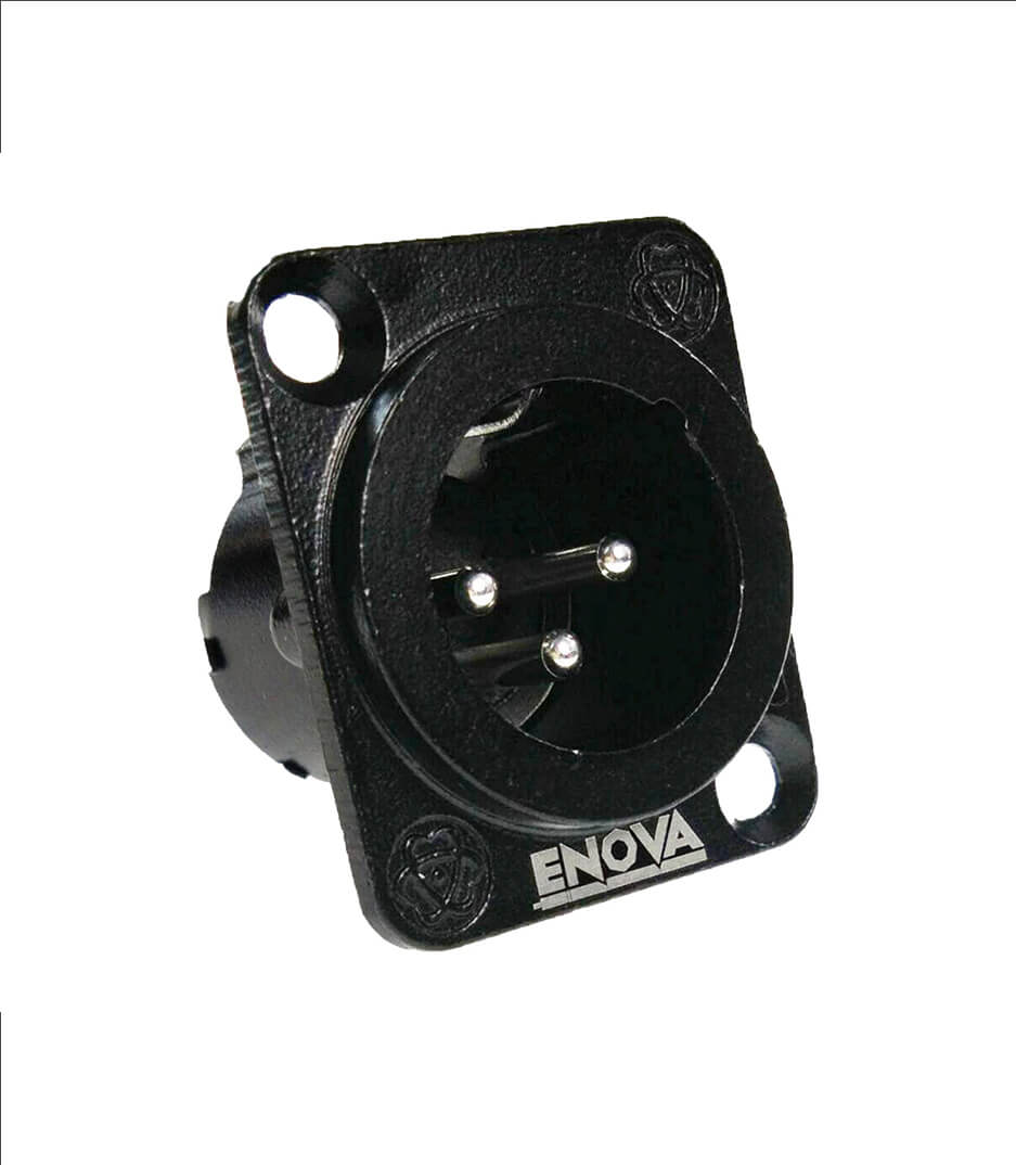 EnovaNxt - XL13MB XLR Male Chassis Connector 3-Pin