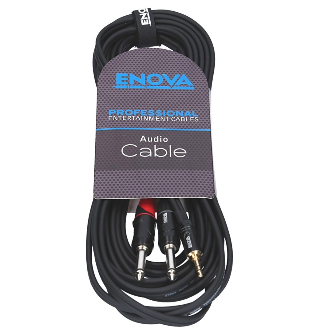 Enova - EC-A3-PSMPLM-6 3.5mm to 6.35mm Jack Cable 6m