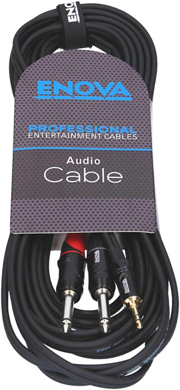Enova - EC-A3-PSMPLM-3 3.5mm to 6.35mm Jack Cable 3m