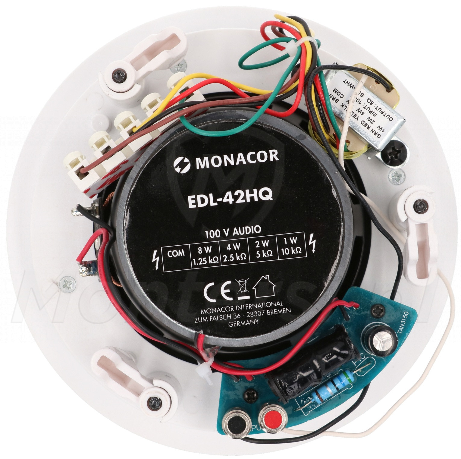 Monacor - EDL-42HQ 4-Inch 15W Ceiling Speaker