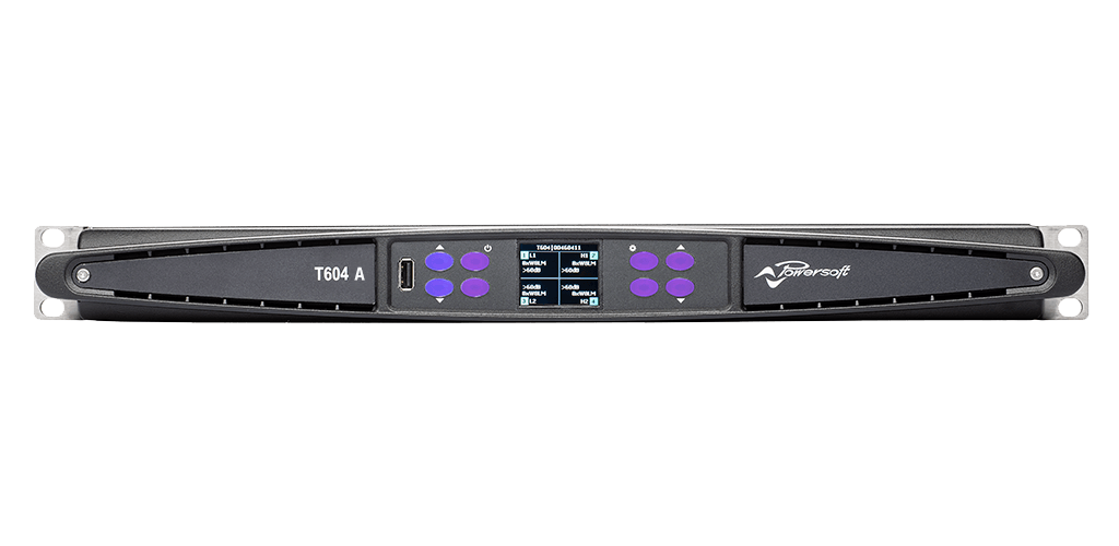 Powersoft - T604 4-Channel Professional Power Amplifier