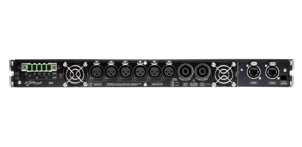Powersoft - X4 DSP+D 4-Channel Amplifier with DSP and Dante