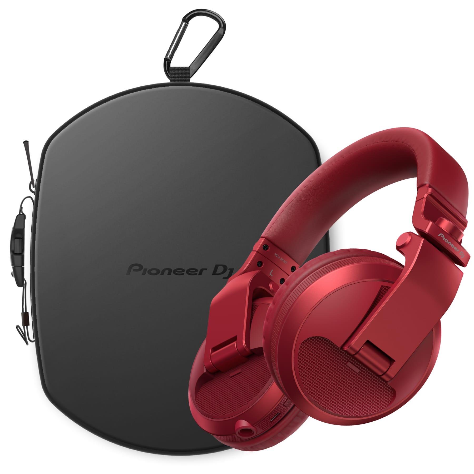 Pioneer DJ - HDJ-X5BT-R Wireless DJ Headphones (Red)
