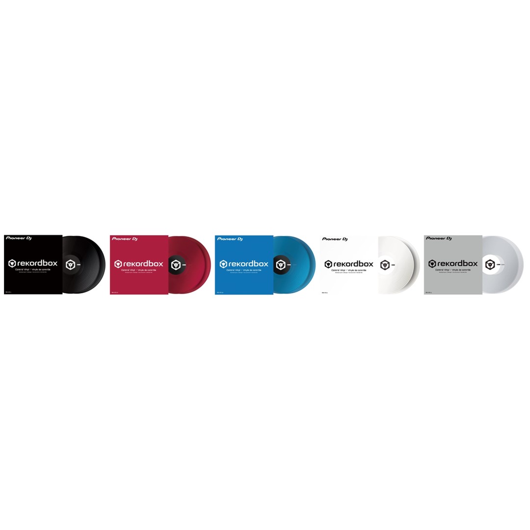 Pioneer DJ - RB-VD1-CB Control Vinyl Pair for rekordbox DVS (Clear Blue)