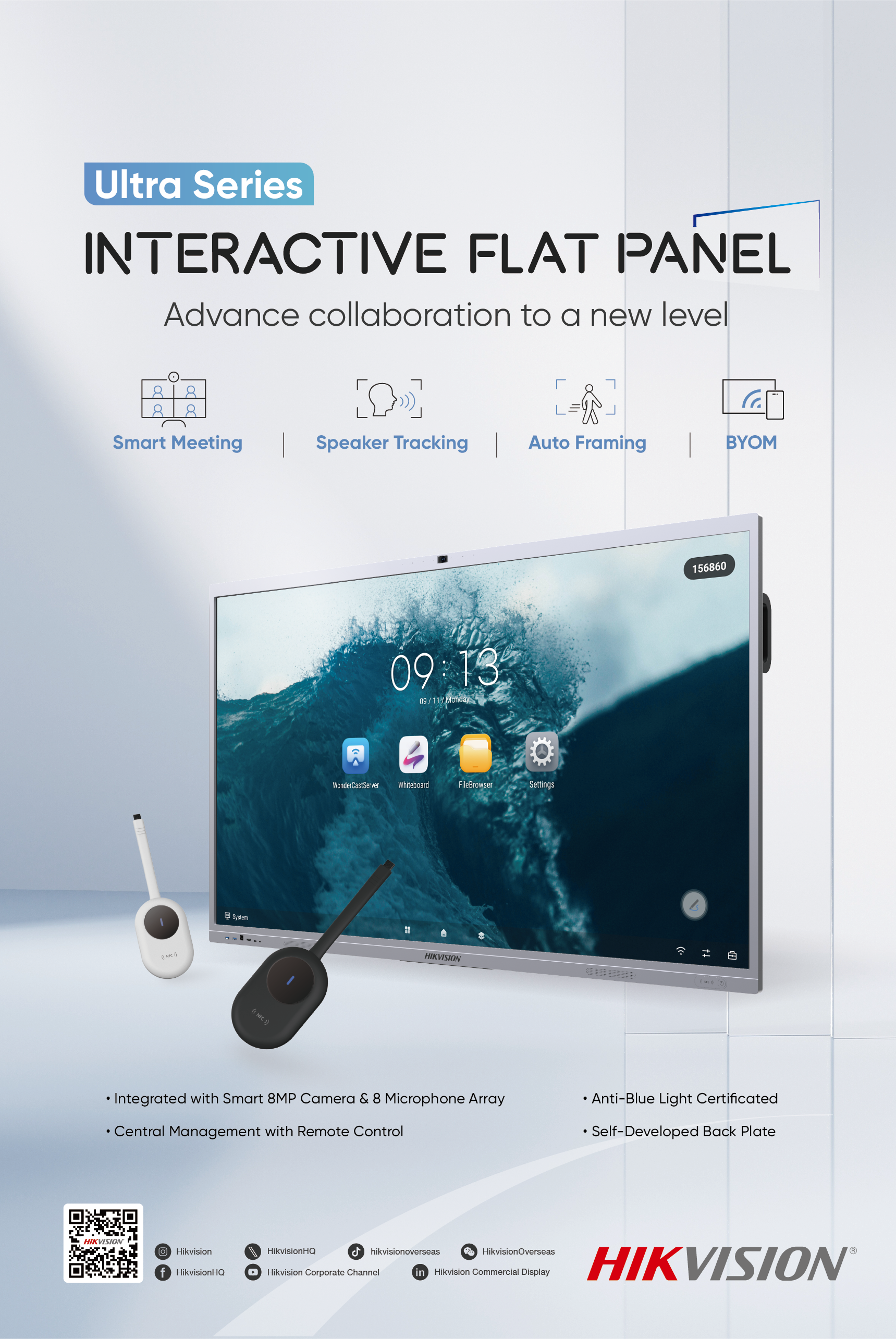 Hikvision - Interactive Flat Panel 98-inch